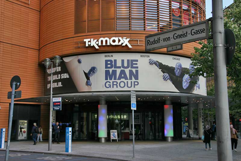 Show Blue Man Group im Stage Bluemax Theater am Potsdamer Platz Event News Berlin Show Blue Man Group im Stage Bluemax Theater am Potsdamer Platz Event News Berlin